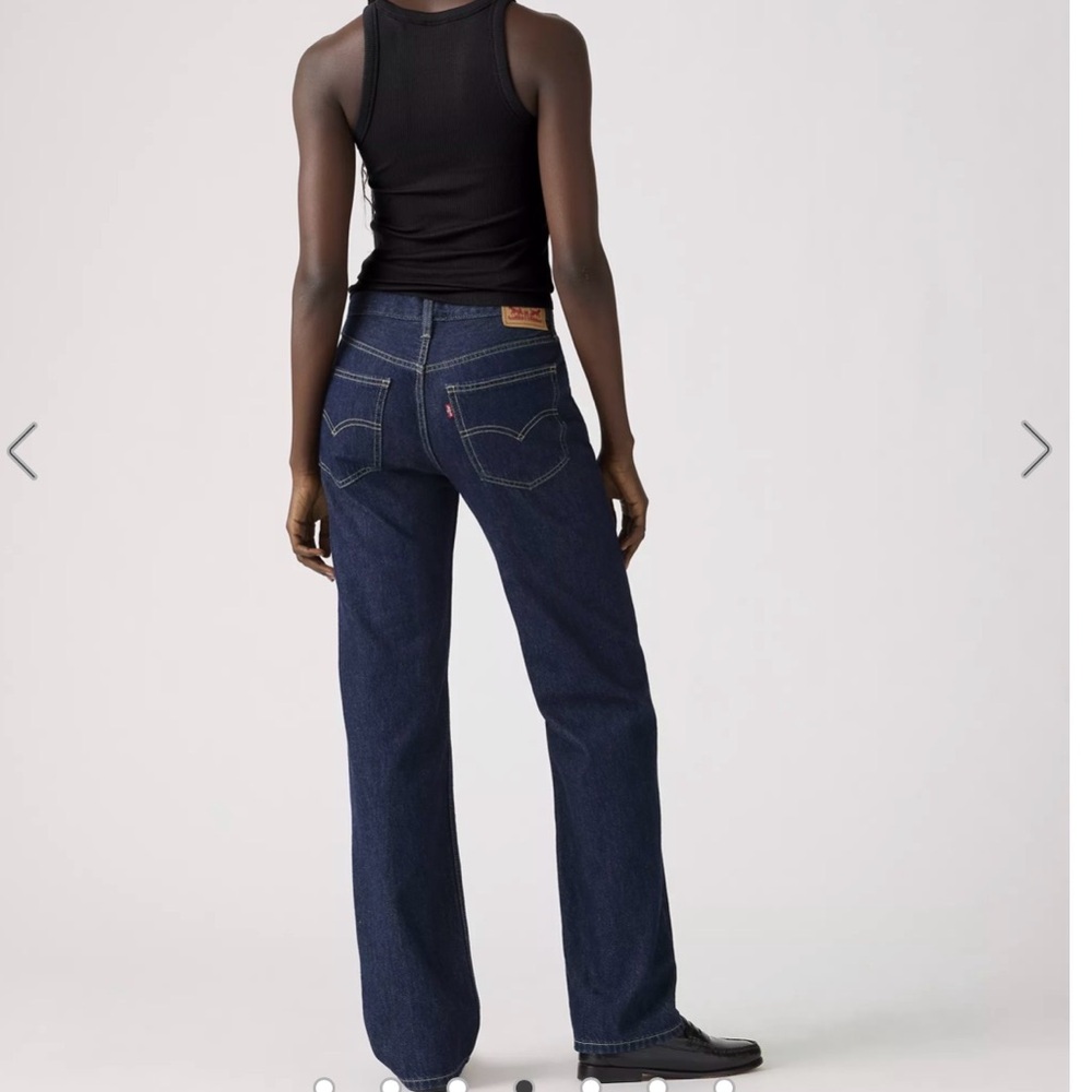 Levi's Women's Straight Leg Low Pro Dark Indigo Jeans